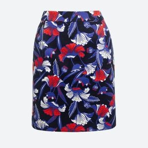 J. Crew Printed basketweave mini ski
